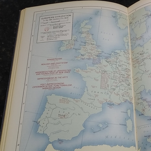 Vintage 1957 Rand McNally Atlas of World History - Picture 12 of 16